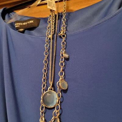 Lot 1160: New - Jones New York Dress and New Necklace to match