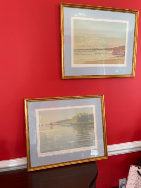 A216 Pair of Signed and Numbered Lithographs by