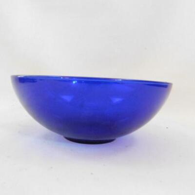 Beautiful Cobalt Blue Serving Bowl 10