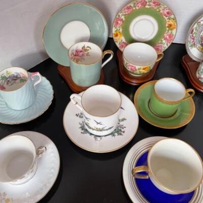 A237 Lot of 16 Misc. Demitasse Cup and Saucer 