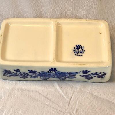 Assorted Blue & Delft Kitchen Collectibles