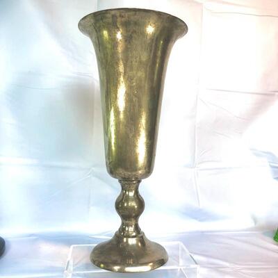 Vintage Tall Silver Vase