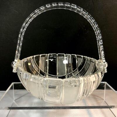 Vintage Glass Easter Egg Basket