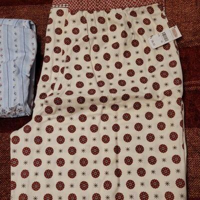 Lot 1172: Night Shirt and New Talbots Flannel PJ Pants