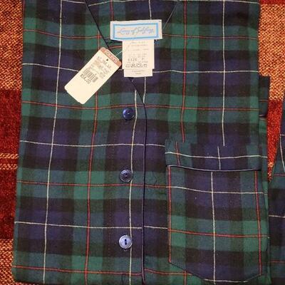Lot 1175: New Plaid Flannel Pjs