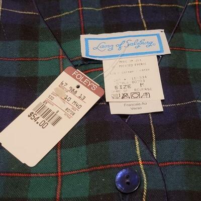 Lot 1175: New Plaid Flannel Pjs