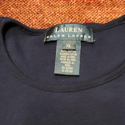 Lot 1184: Ralph Lauren Shirts (2 solid long sleeve, print short sleeve)