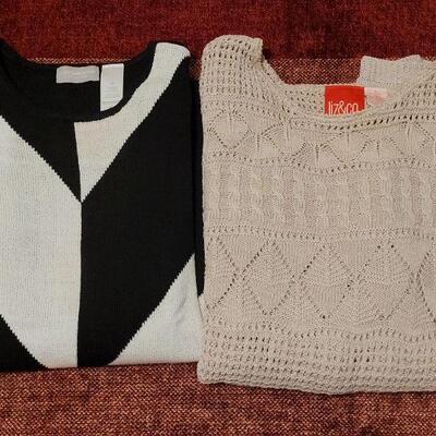 Lot 1198: (2) Ladies Sweaters (S