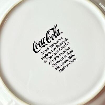 LOT 194  VINTAGE COCA COLA DECORATIVE COLLECTOR'S PLATES PLAYING CARDS BY SAKURA