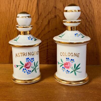 5 Piece Hand Painted Dresser Set 