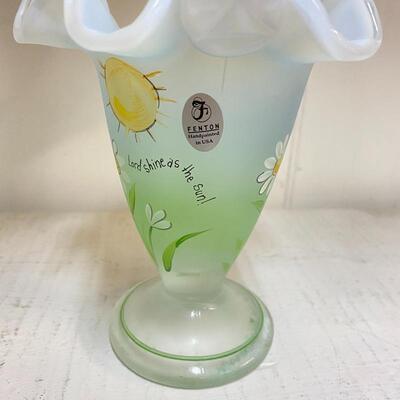 Fenton Hand Painted Signed Basket