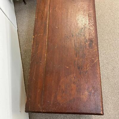 Solid Wood Circa 1860â€™s Trunk / Chest 