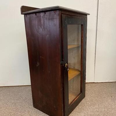 Primitive Cabinet with Glass Door