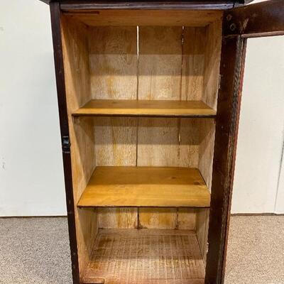 Primitive Cabinet with Glass Door