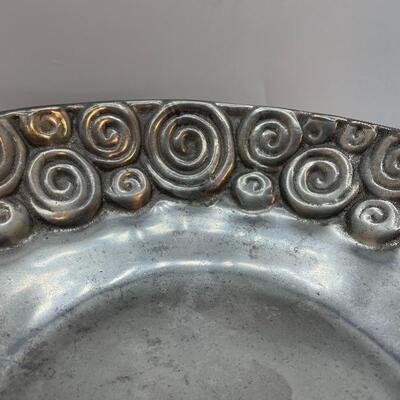 Spiral Metal Bowl