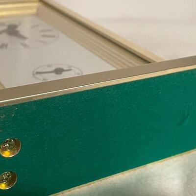 Brass Desktop clock - Quartz (untested)