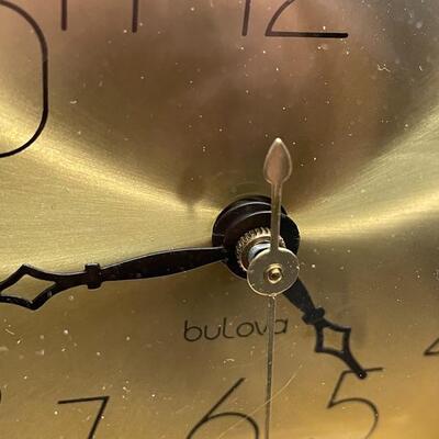 BuLova Brass desk clock