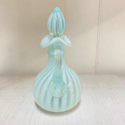 Fenton Blue Rib Optic Cruet