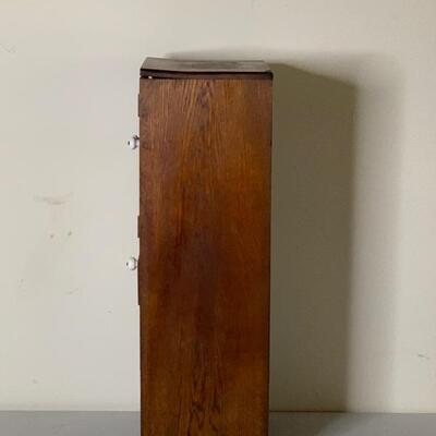 Small Wood End Cabinet