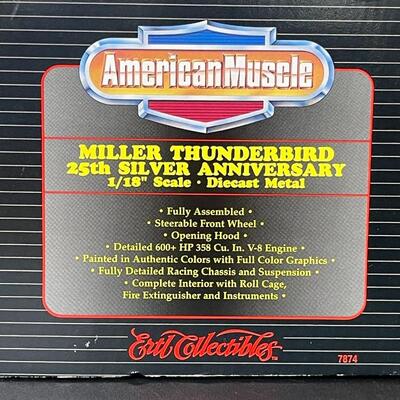 “American Muscle” #2 Miller Thunderbird - Diecast Metal