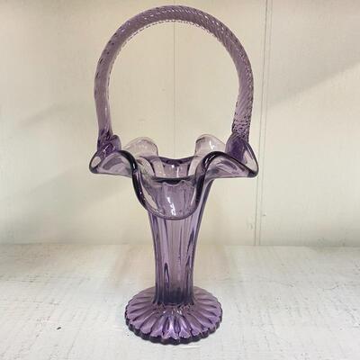Fenton Violet Basket