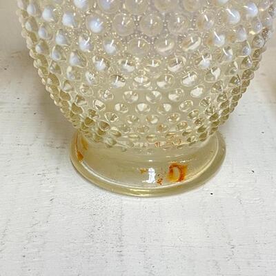 Fenton Hobnail Vase & Juice Cup