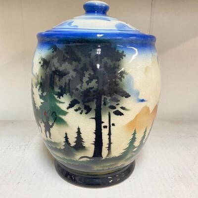 Czech Biscuit Jar - Late 1800â€™s