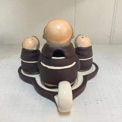 Goebel Monk Condiment Set (Toes)