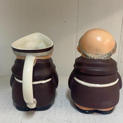 Goebel Monk Creamer / Sugar