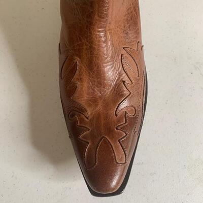 Genuine Leather Charlie 1 Horse Pair of Brown Boots