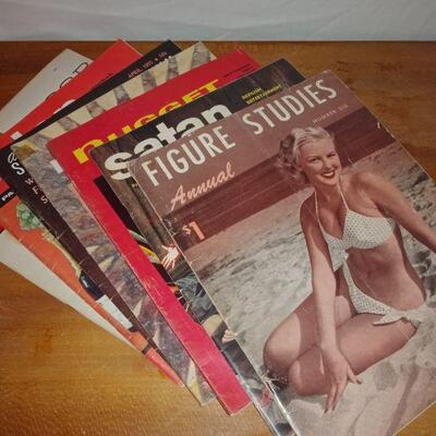 Vintage Adult Art & Celebrity Magazines