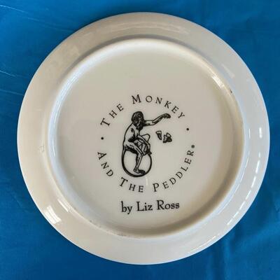 Olive tray and dish, hand painted clay art