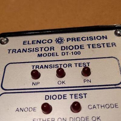 Lot 1207: Vintage ELENCO PRECISION Transistor Diode Tester 