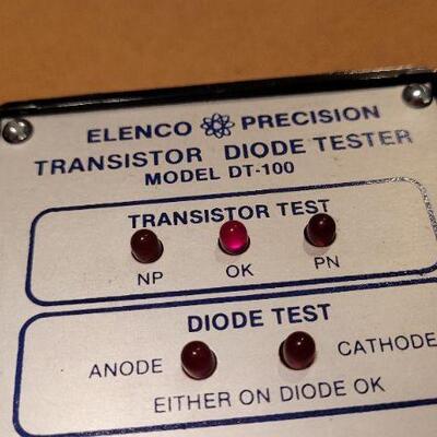 Lot 1207: Vintage ELENCO PRECISION Transistor Diode Tester 