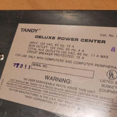 Lot 1214: Vintage TANDY DELUXE Power Center