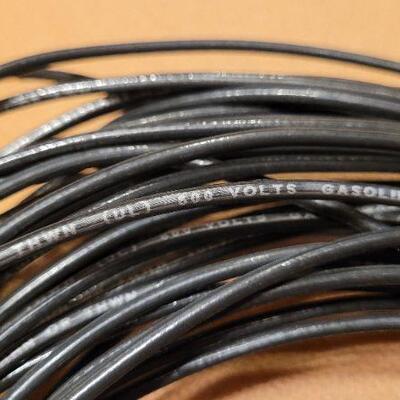 Lot 1217: 500 VOLT Gasoline and Oil Wire Bundle 
