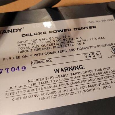 Lot 1219: Vintage TANDY Deluxe Power Center
