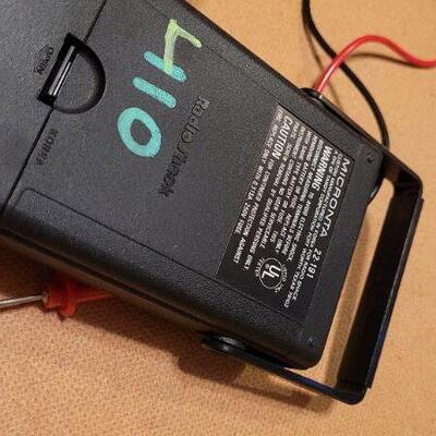 Lot 1220: Vintage MICRONTA Digital Multimeter Tool -Needs Battery 