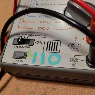 Lot 1220: Vintage MICRONTA Digital Multimeter Tool -Needs Battery 