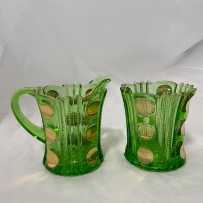 .120. ANTIQUE | Covered Butter Dish | Creamer | Open Sugar