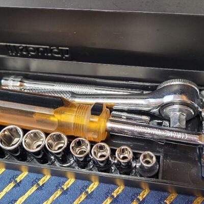 Lot 1237: Pittsburgh Tool Set w/ Metal Casr