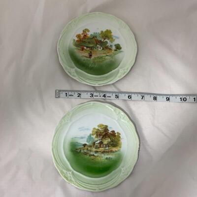 .131. ANTIQUE | Farm Scenes | Porcelain Tea Trivet