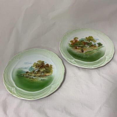 .131. ANTIQUE | Farm Scenes | Porcelain Tea Trivet