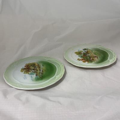 .131. ANTIQUE | Farm Scenes | Porcelain Tea Trivet