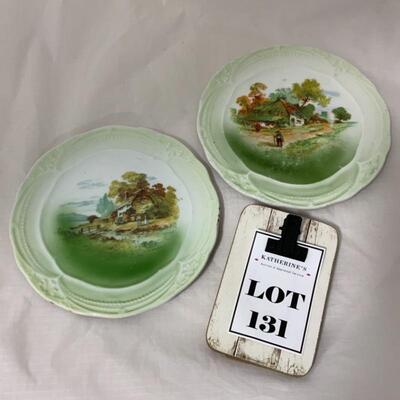 .131. ANTIQUE | Farm Scenes | Porcelain Tea Trivet