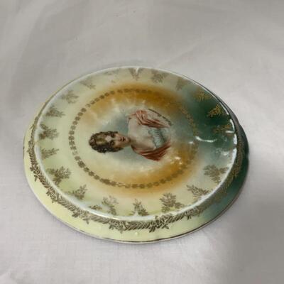 .132. ANTIQUE | Madame Recamier | Porcelain Tea Trivet