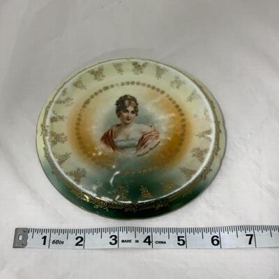 .132. ANTIQUE | Madame Recamier | Porcelain Tea Trivet