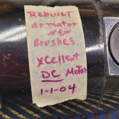 Lot 1242: Rebuilt BODINE ELECTRIC COMPANY 130 Volt Small Motor 