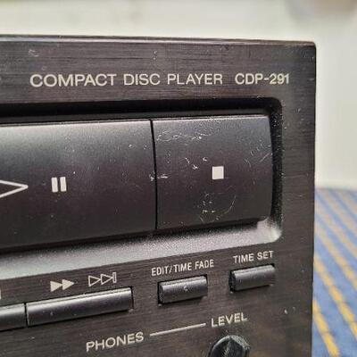 Lot 1244: Vintage SONY High Precision CDP-291 CD Player 