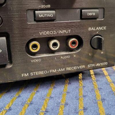 Lot 1248: Vintage SONY FM STEREO RECIEVER STR-AV1070 Control Center 